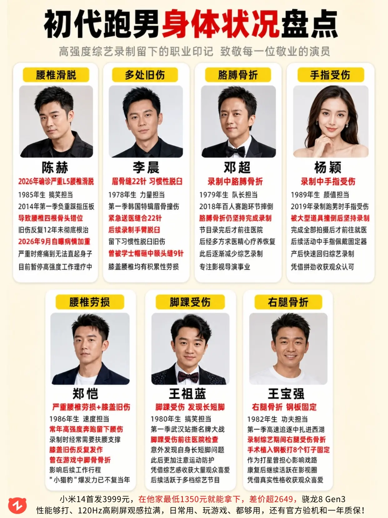 陈赫自曝病情，跑男旧伤竟持续这么久？