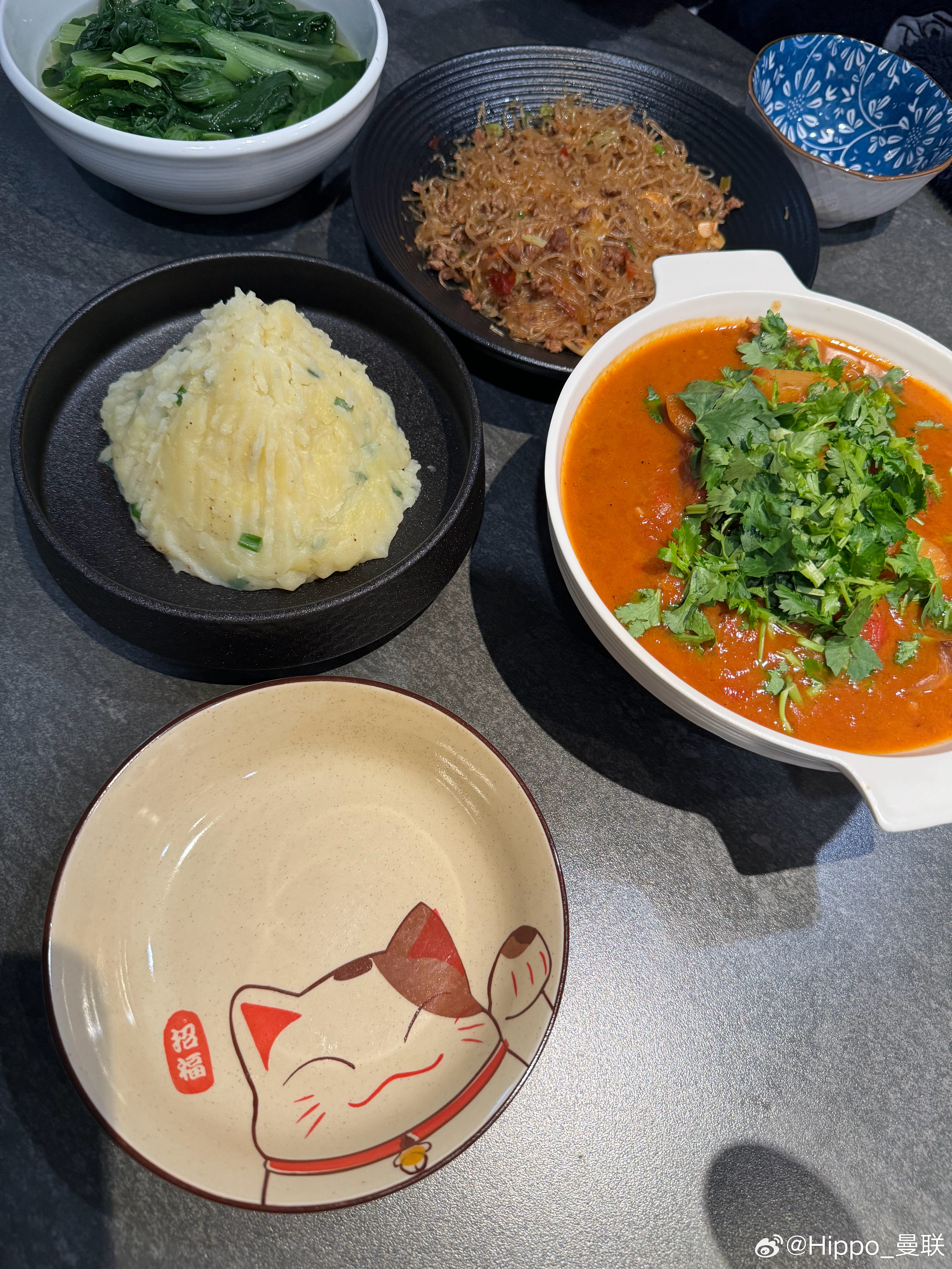 今天晚饭我喜欢