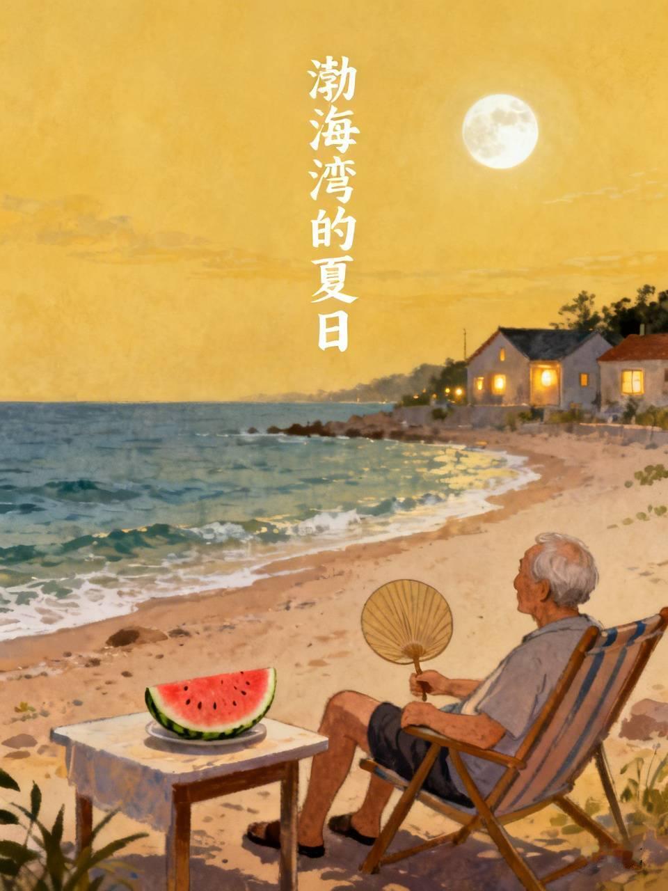 辽宁渤海湾今年酷热难耐，老人们都说从未经历过如此高温。往年，这里是避暑胜地，吸引