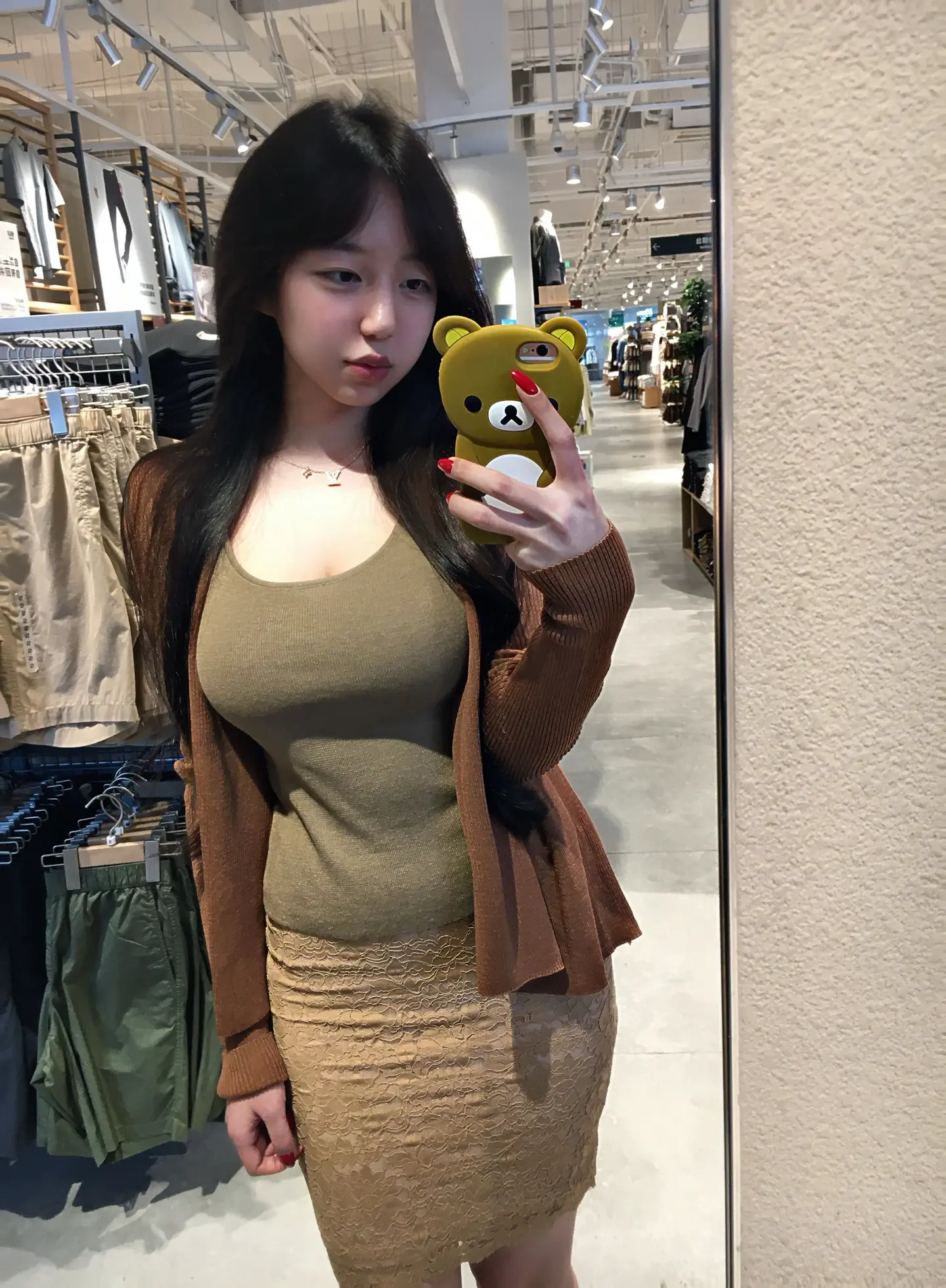 穿搭对镜拍ootd穿搭