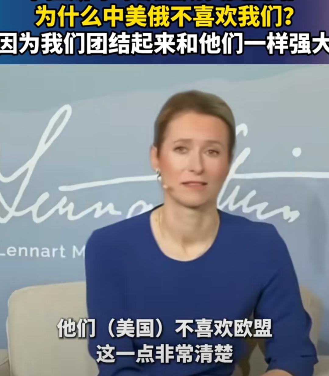 17日，现任欧盟外长卡拉斯说：“他们（美国、中国和俄罗斯）不喜欢欧盟这一点非常清