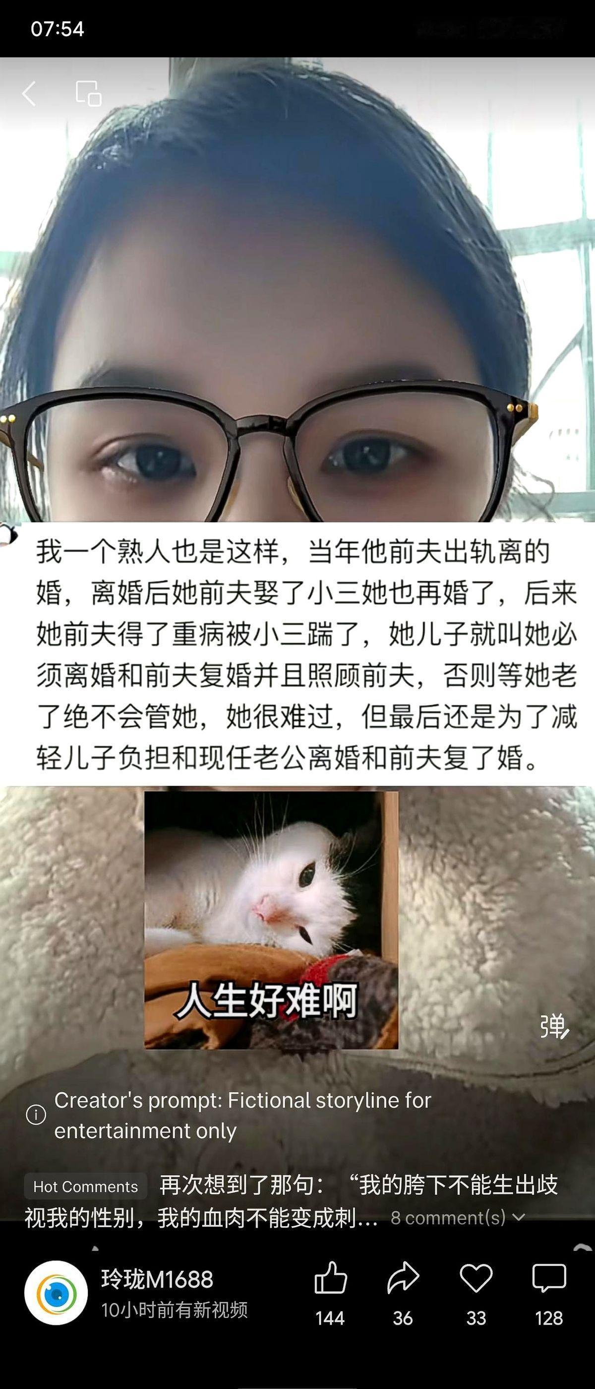 听一个朋友讲了个事，简直是把“荒唐”两个字写脸上了。一个女人，亲儿子站在她家门