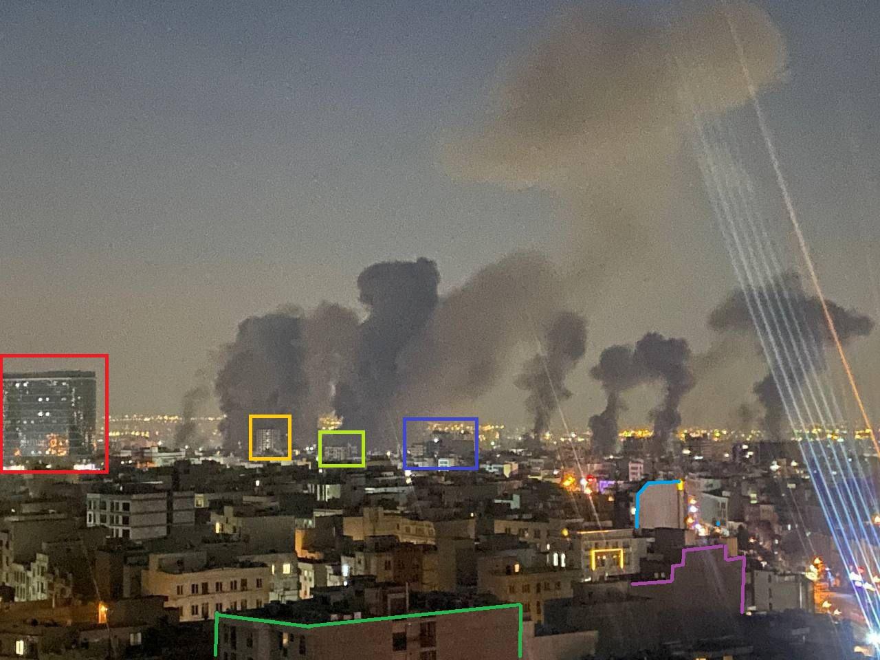 请跟随我们的镜头。我们从萨塔尔汗综合体（坐标约为北纬35.71375度，东南方向