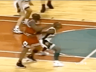 面对矮个贴防看乔丹跟詹姆斯怎么打？图1:佩顿是最佳防守球员，牛皮糖式的防守令乔