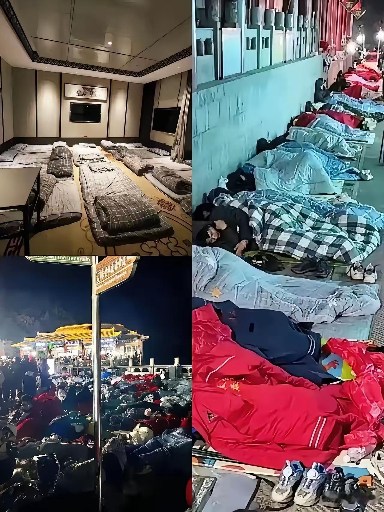 泰山没火，泰山酒店却火了！不是因为一间房8个床位，而是因为一张垫子300块租金
