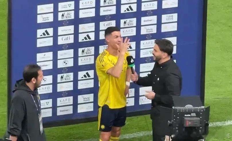 在刚刚结束的第30轮焦点战中，利雅得胜利主场2-0力克吉达国民。赛后在接受媒体采