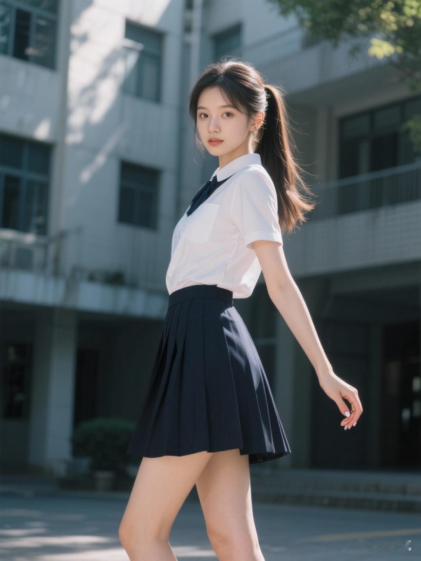 “白衣飘飘，少女如画”，这般场景，光是在脑海中勾勒，便美得令人心醉。当看到那白衣