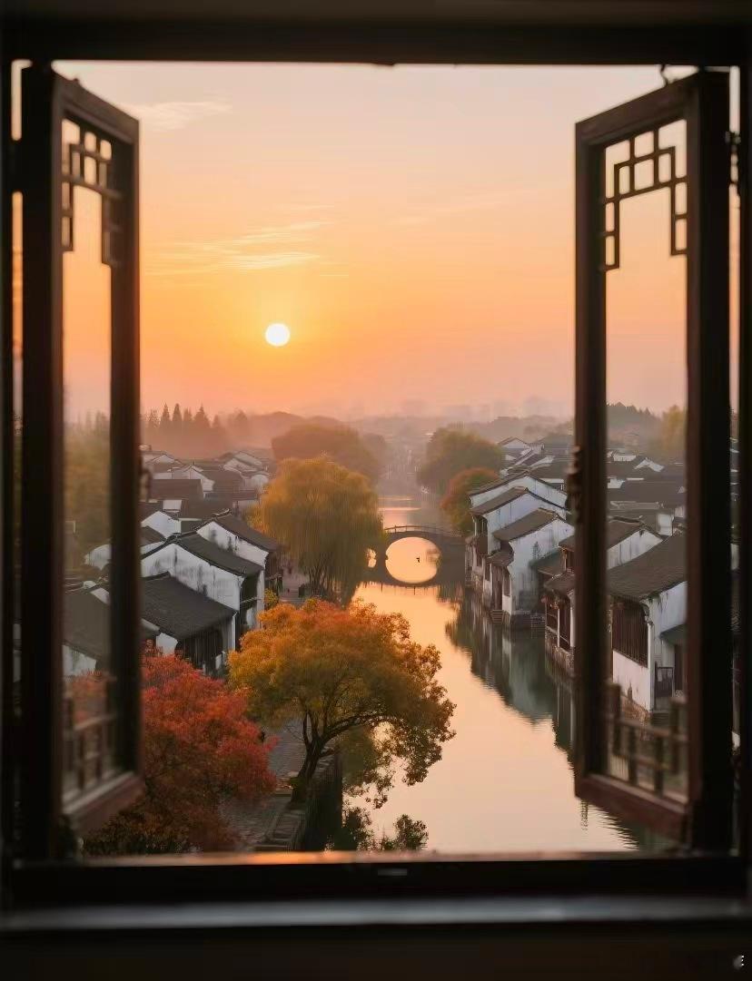杭州橱窗里的装满了江南诗意冬日杭州，像从水墨江南画卷走来。街边橱窗藏着婉约诗意，