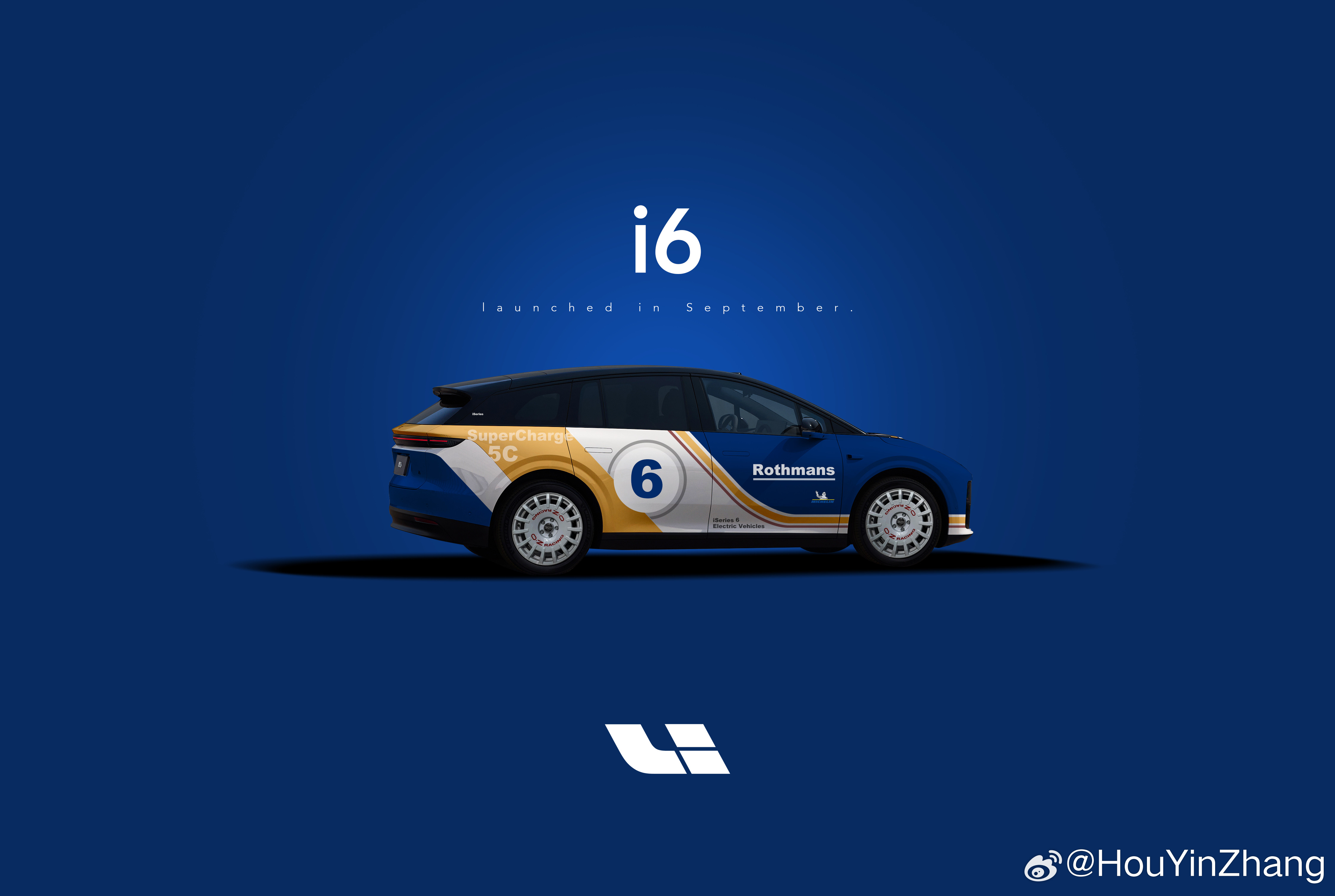 理想i6的图被网友用Ai玩出了花小车改个性化最好玩了理想i6​​​