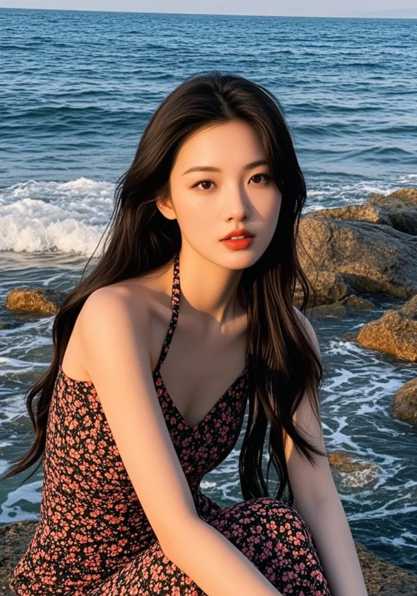 有人问我为什么总爱穿长裙，我说：因为我想随时迎接一场温柔的偶遇