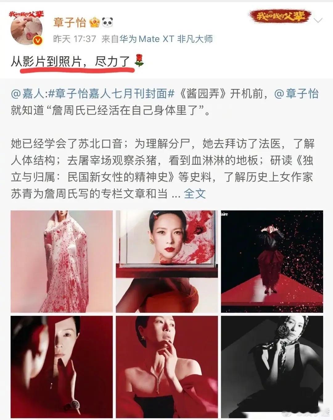 章子怡这次真的是尽力了！！看得出来，她为了《酱园弄》这部电影付出了很多心血，但无