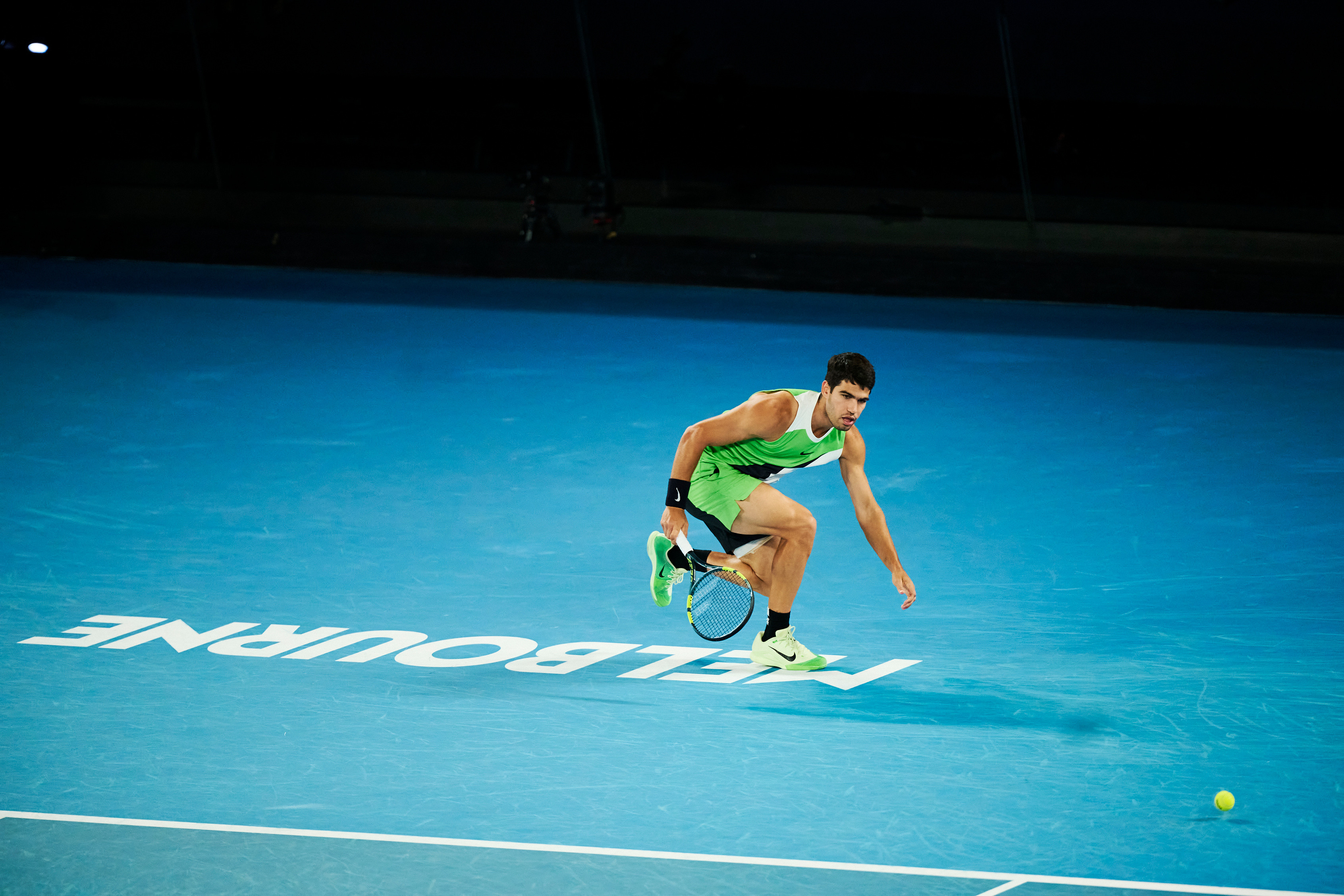 阿尔卡拉斯澳网2026冠军点时刻！那一刻，梦想成真！🏆摄影：记者李建艺拍于