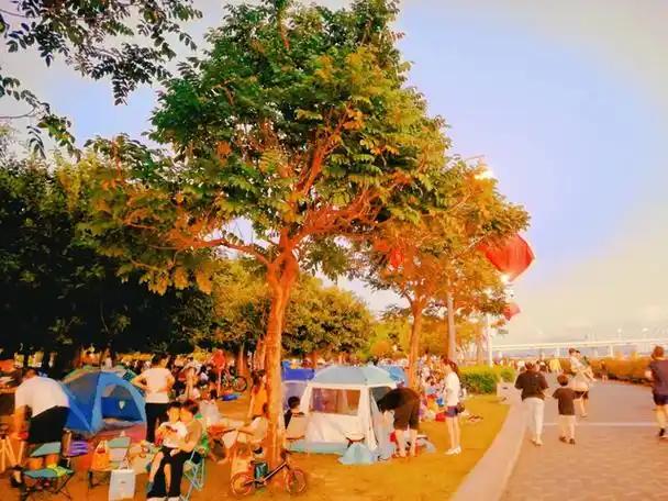 真是个好主意！这个国庆节出现一种新的现象，年轻人出去旅游，基本上不住很贵的酒店