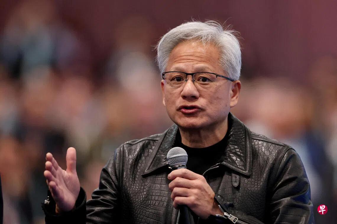 联合早报20日报道：“英伟达首席执行长黄仁勋再次反驳人工智能（AI）末日论，称A