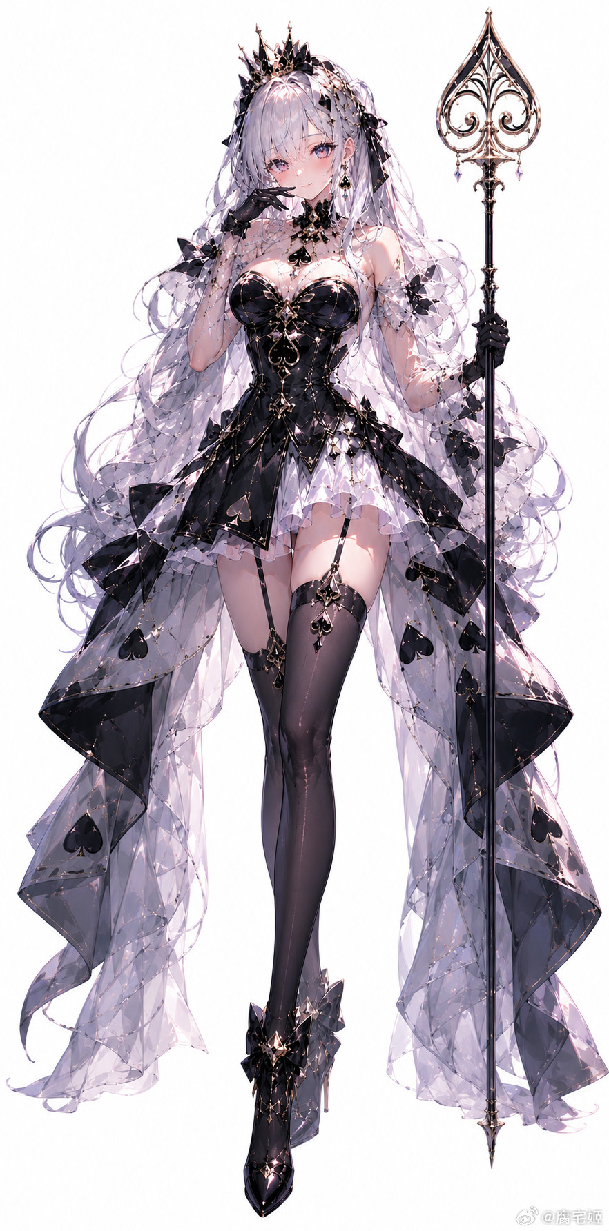 【魔术扑克】【黑桃A】魔法少女拟人化