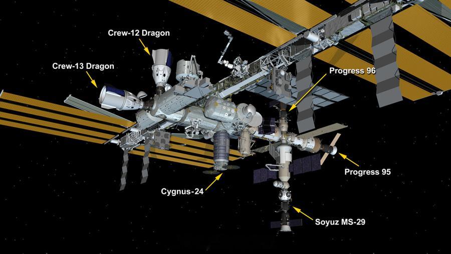 【Crew-13飞船对接国际空间站用时7小时55分钟】此前报道称，NASA与SpaceX计划最早于北