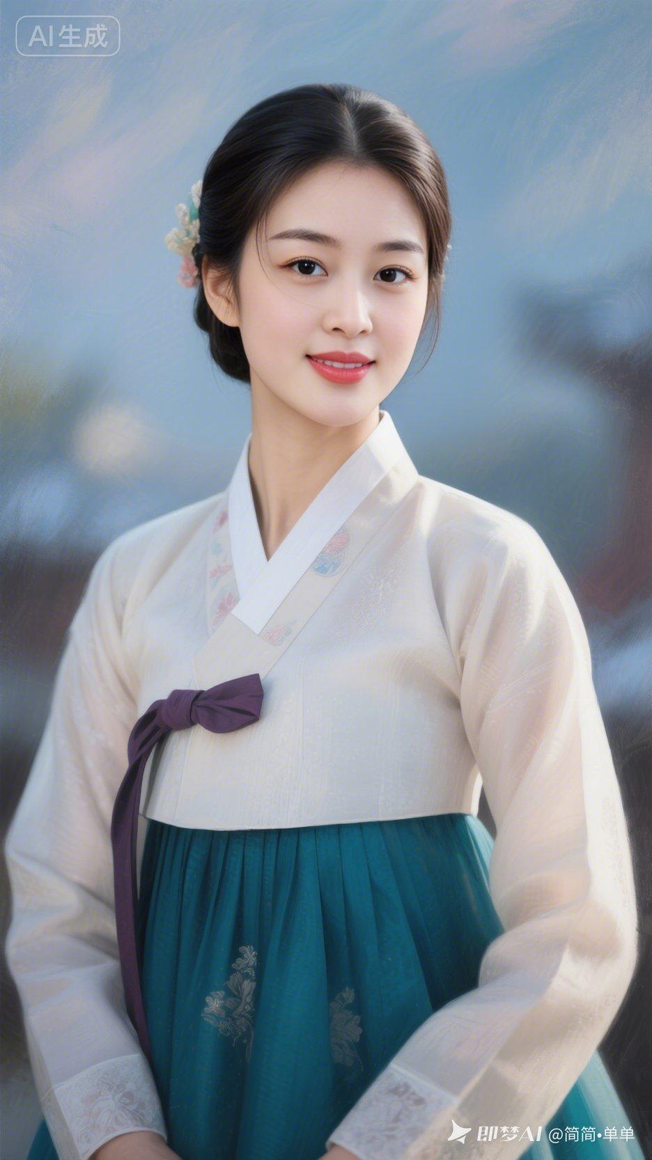 古风少女，温婉动人，传统服饰，韵味十足。