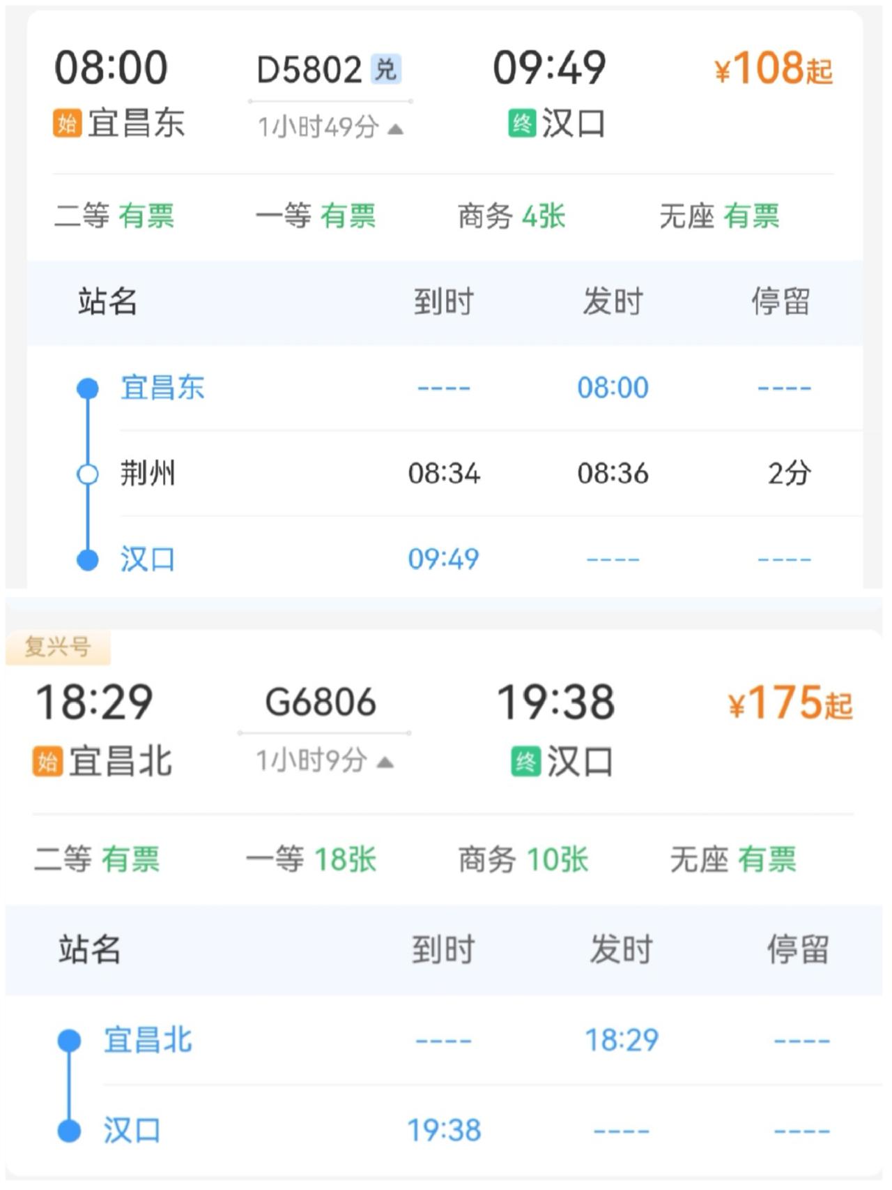 武宜高铁，对比汉宜客专，票价贵不少标杆车为例，快20分钟的标杆车，价格贵了六十