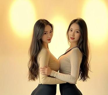 哇，这双胞胎的身材也太好了吧，姐妹花一起健身果然不一样！