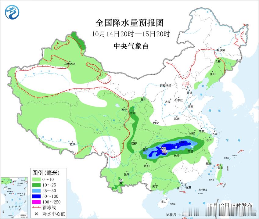 【降水】昨晚到今天，降水从四川陕西向东向北扩展，波及了山西河南河北山东。今晚到明