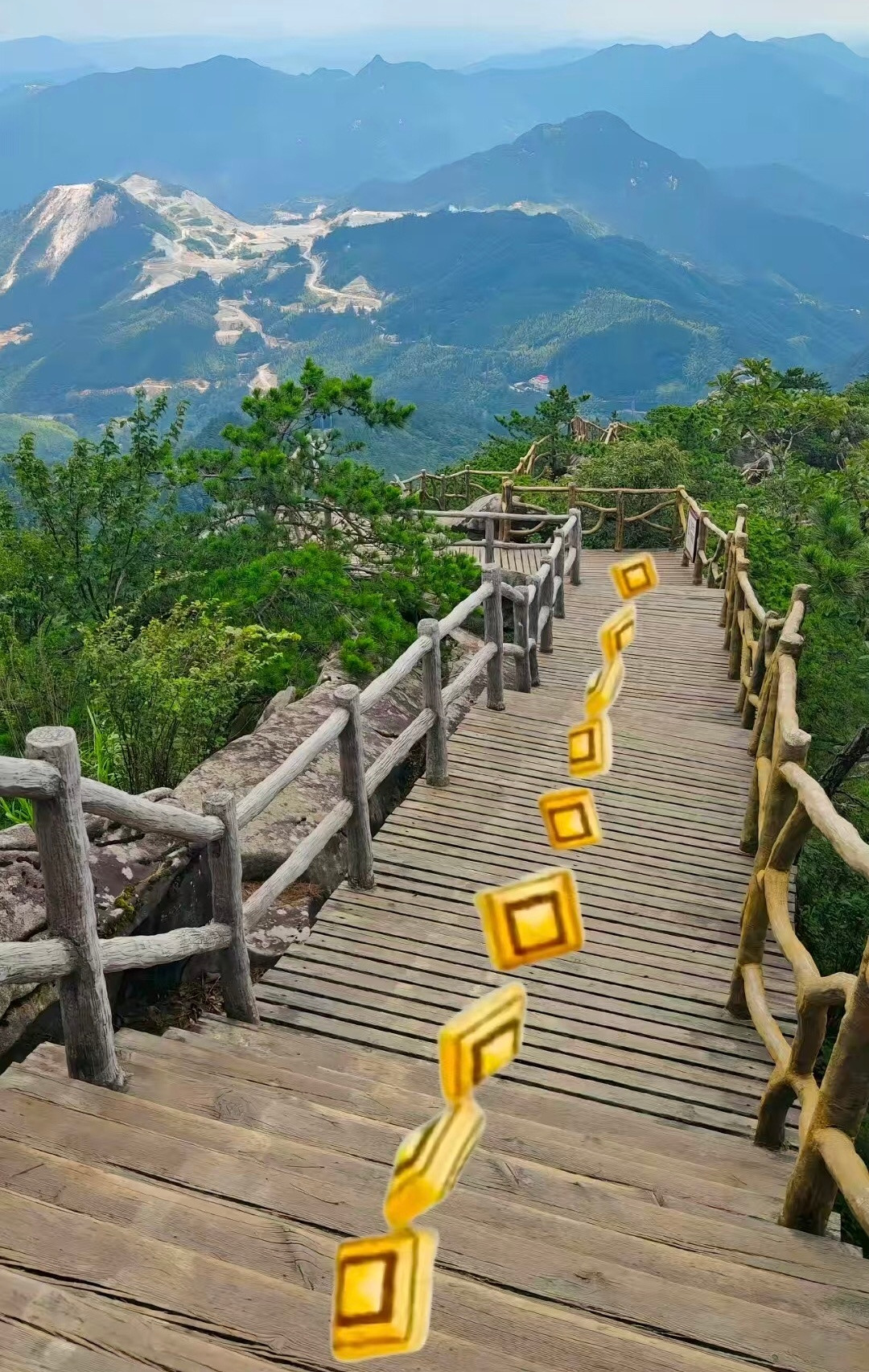 爬山累了就这样激励自己[doge]夏日运动企划登山​​​