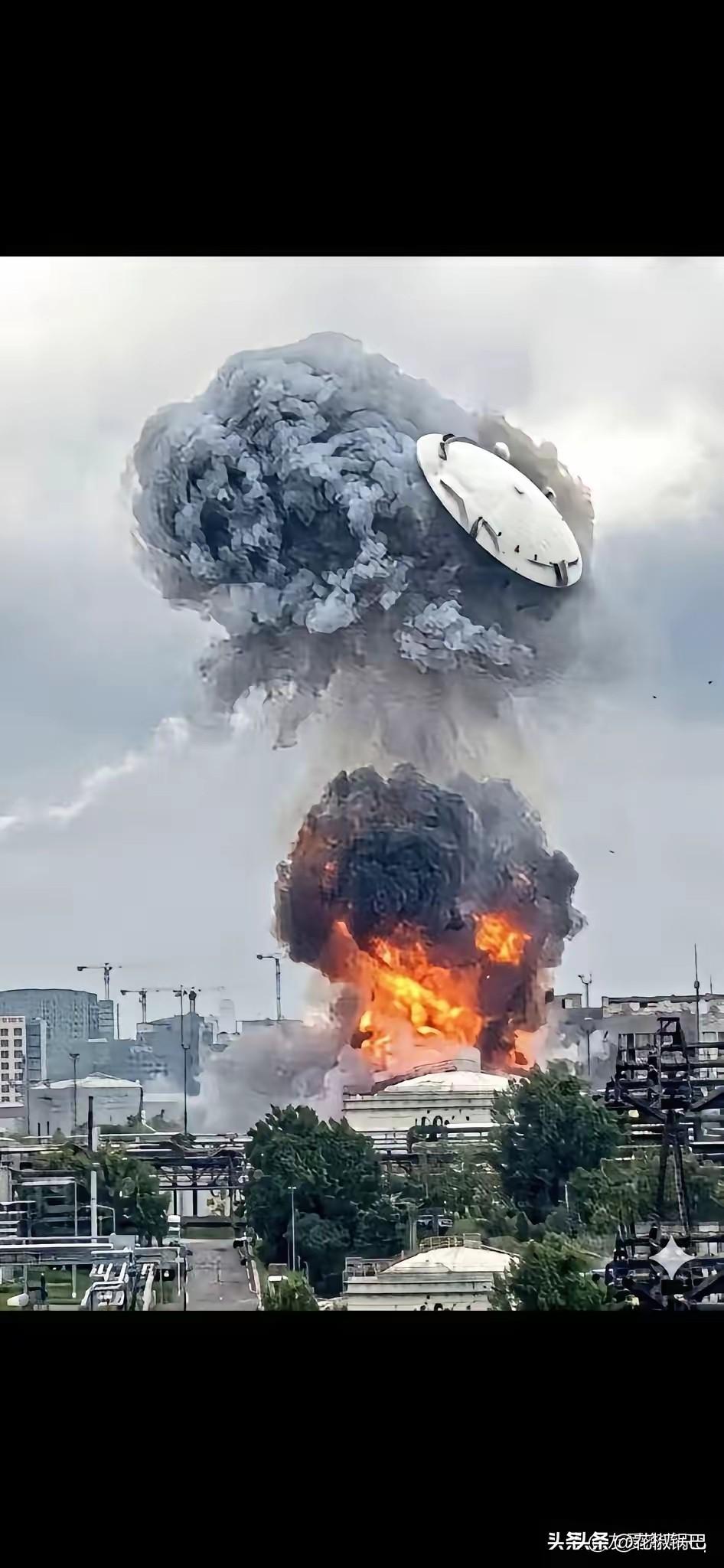莫斯科炼油厂那事，反转了。一开始都传是乌克兰无人机炸的。结果内部视频流出来，