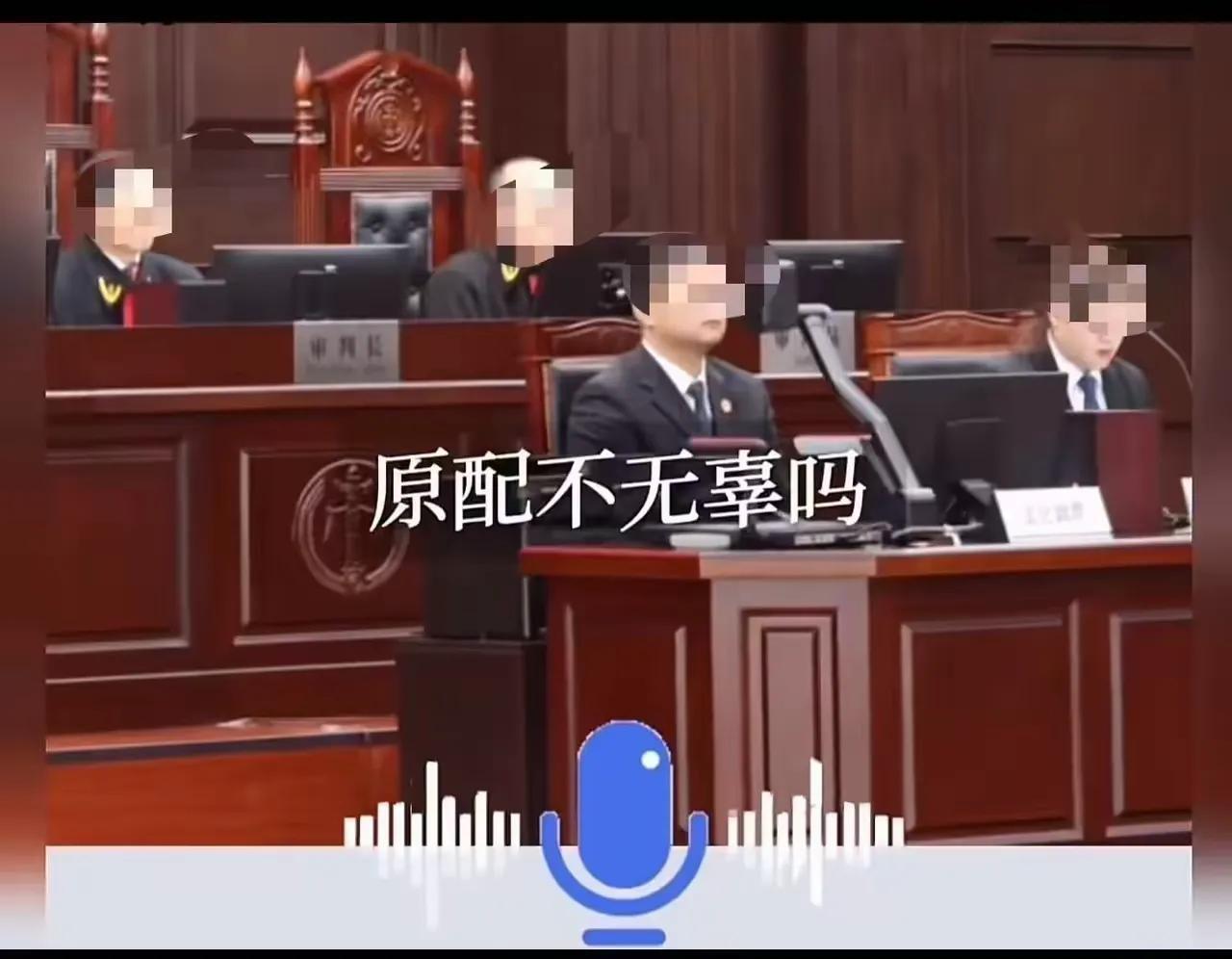 这个律师的一番质问，让法官哑口无言！律师：“都说私生子是无辜的，难道原配不无辜顾