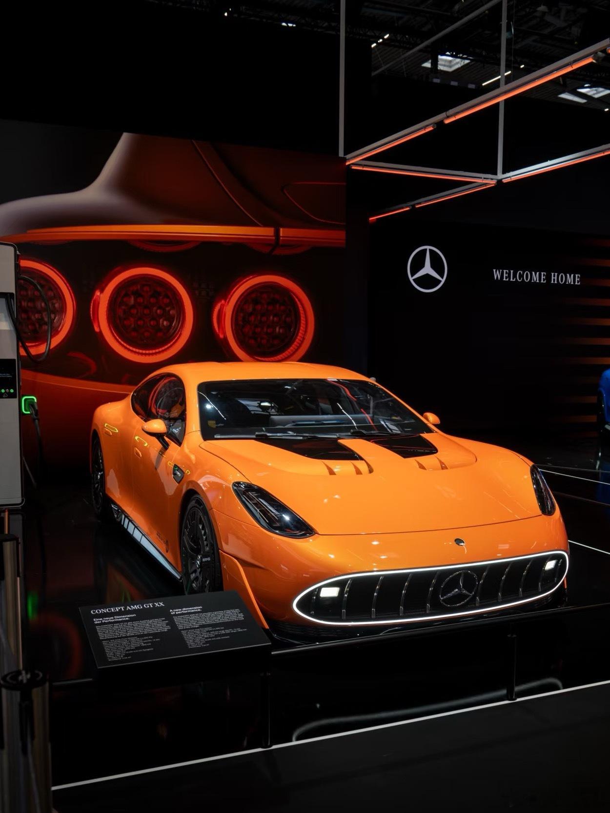 奔驰又闷声整了个大活梅赛德斯-AMGGTXX概念车，中国首秀首款应用轴向磁通