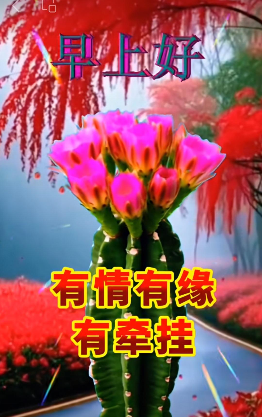 天地有大愛，人間有真情，相互都牽掛，健康快樂行。早上好！[玫瑰]