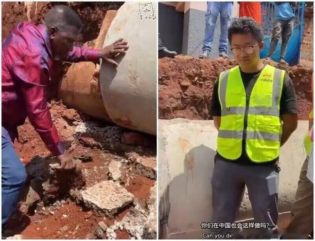 在乌干达的报道视频里，市长当场徒手捏碎了排水管附近的混凝土。事已至此，要么认栽重