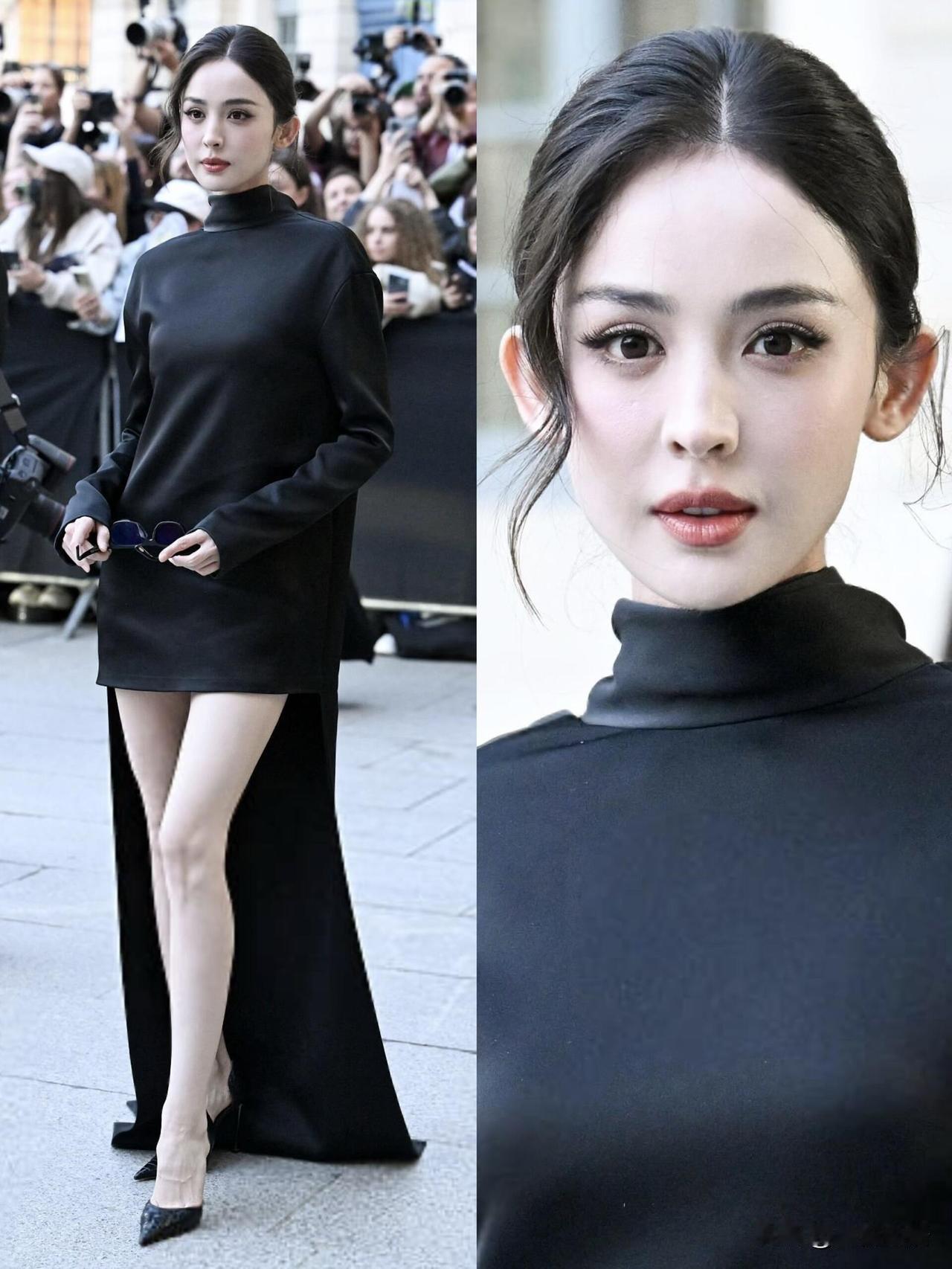 娜扎TomFord首秀生图来了这才是内娱颜值天花板！娜扎巴黎外媒生图太能打了