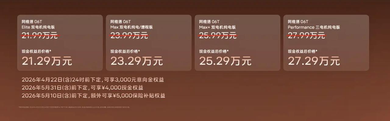阿维塔06T上市了，权益价：21.29-27.29万元新车是阿维塔06的旅行版