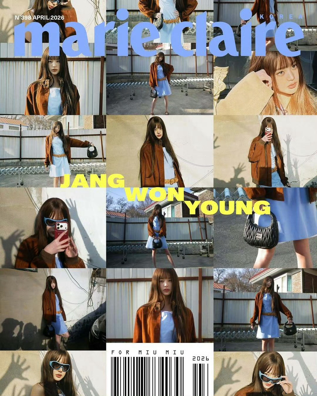 张元英xMiuMiuMarieClaireKoreaApril202