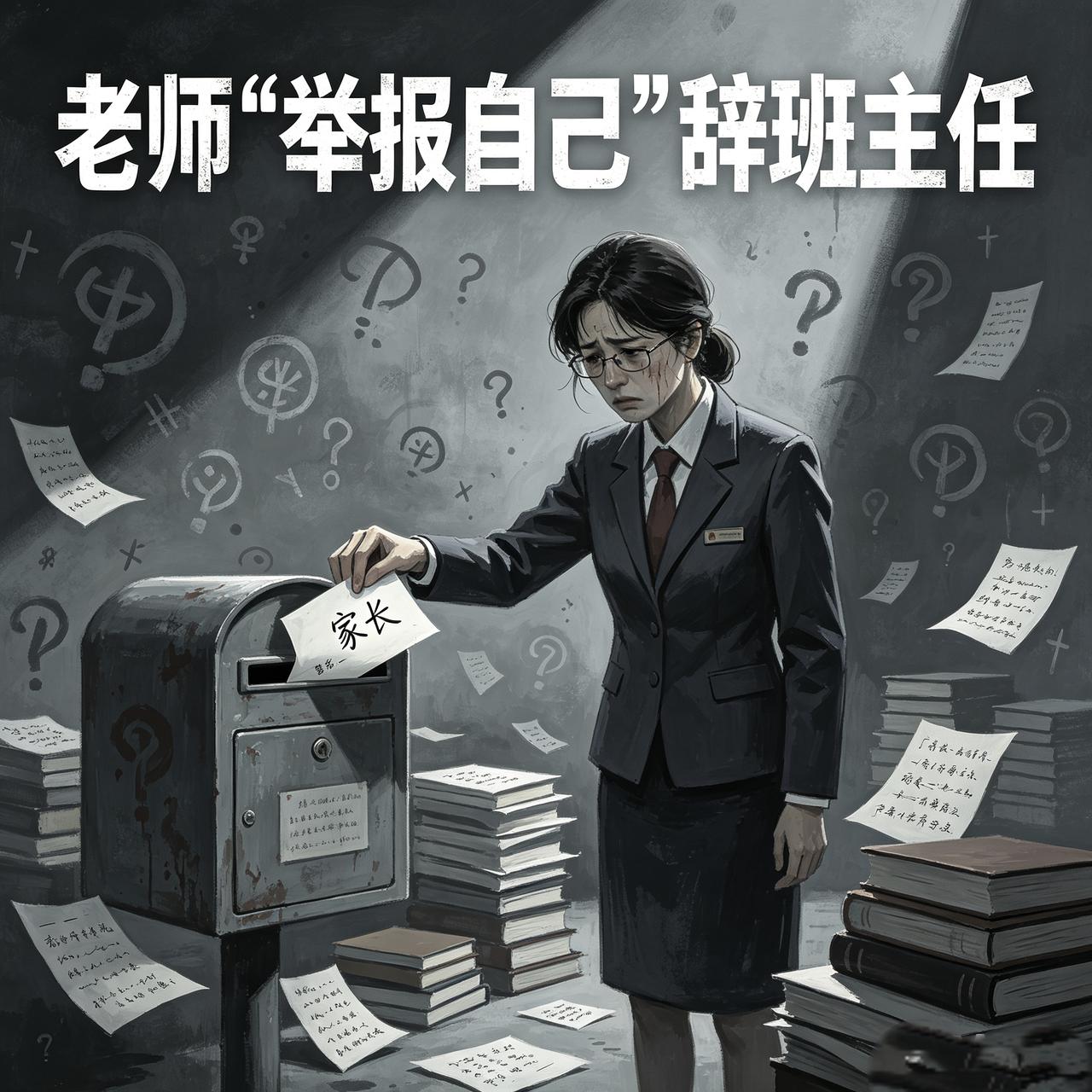 深圳老师冒充家长举报自己，只为辞掉班主任，荒诞背后是教育生态的隐痛。班主任早已从