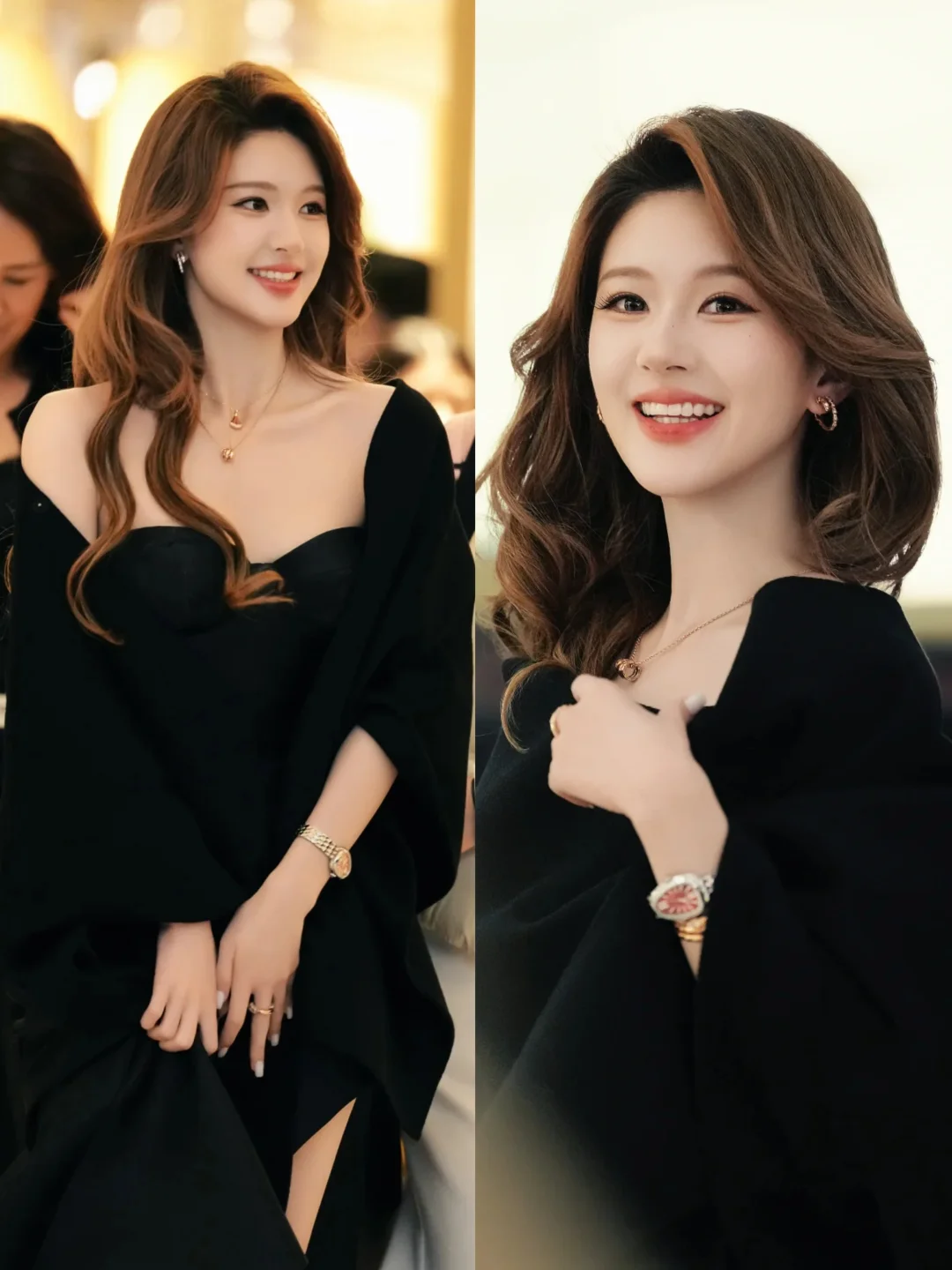 赵露思今日活动造型，上身最新季高定