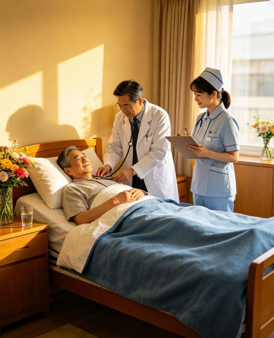 从9月1日开始，不想长期卧在医院行动不便的老人可以享受“家庭病床”了，也就是说在