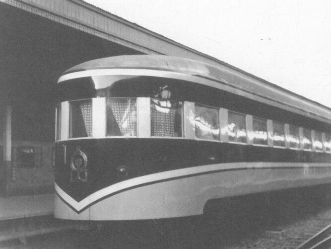 历史知识1948年，国统区。上海至南京的豪华列车​​​