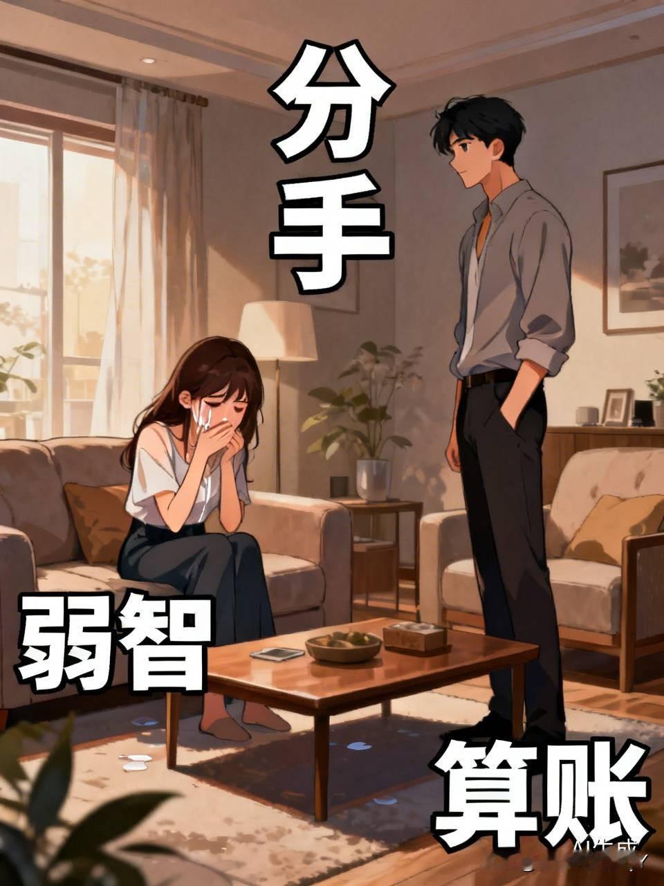 一对情侣气鼓鼓地像两只斗红了眼的小公鸡，来到了丈母娘家。女子一进门就一把鼻涕一把