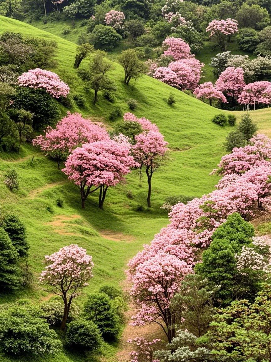 下个月的鸡笼顶🌺堪称广东徒步赏花天花板