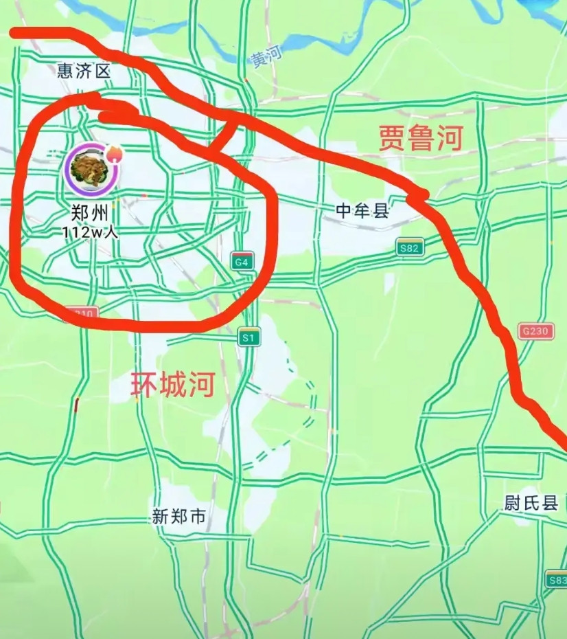 郑州暴雨防洪，有人提出环城挖20米深宽50米护城河，同时加宽加深金水河贾鲁河，办