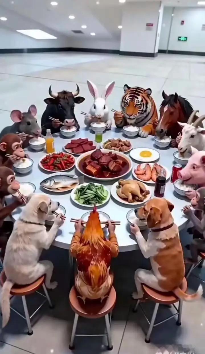 以为12生肖都到齐原来少了蛇太君多了几个什么虫大家数数少了谁