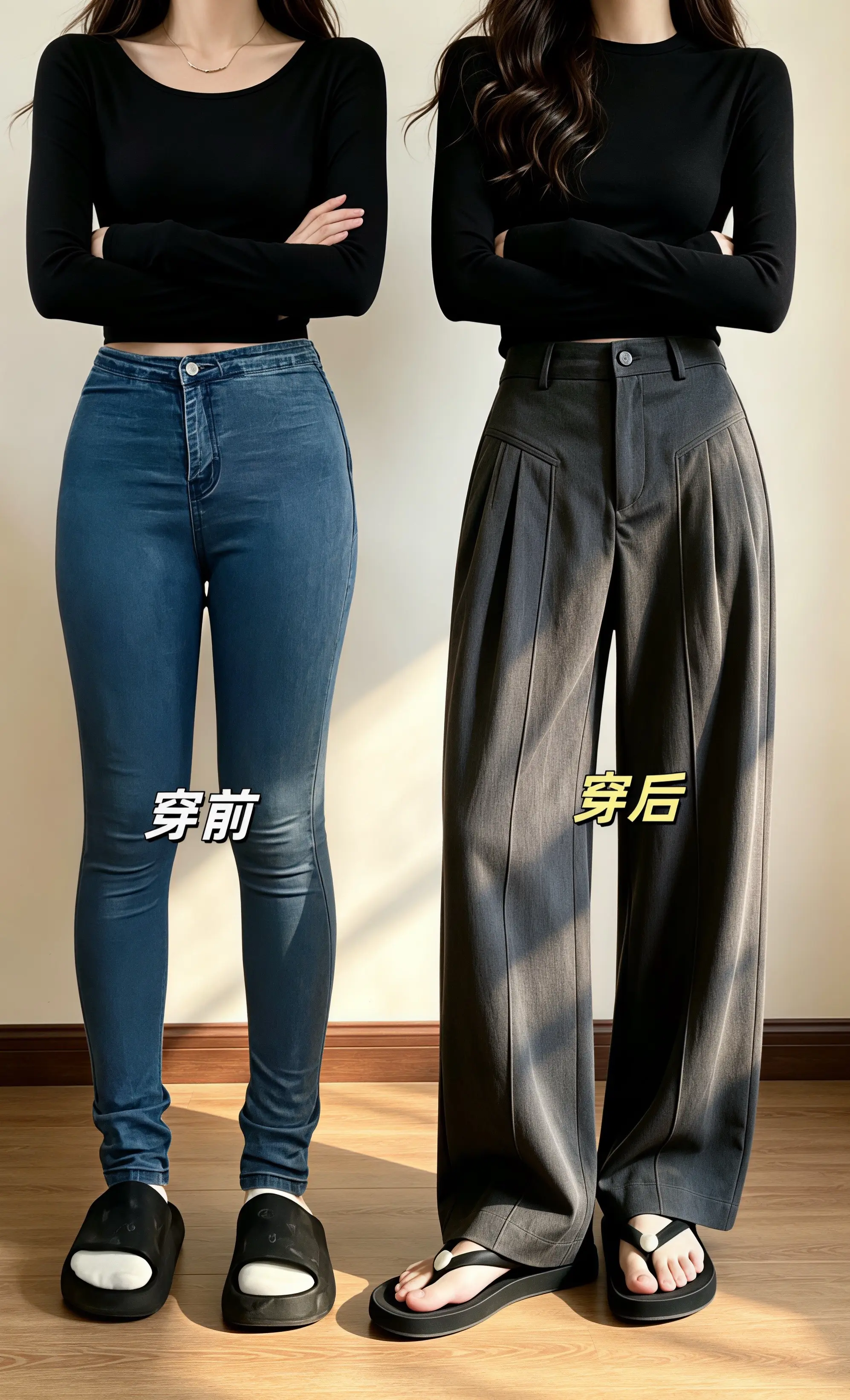 休闲减龄穿搭 好看的裤子怎么会嫌多 日常穿搭分享 通勤搭配 秋季新款
