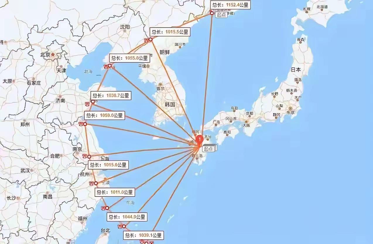 日本的导弹布置，确实架势很大！但反过来想，咱们从多个位置打回去，日本的导弹基地不