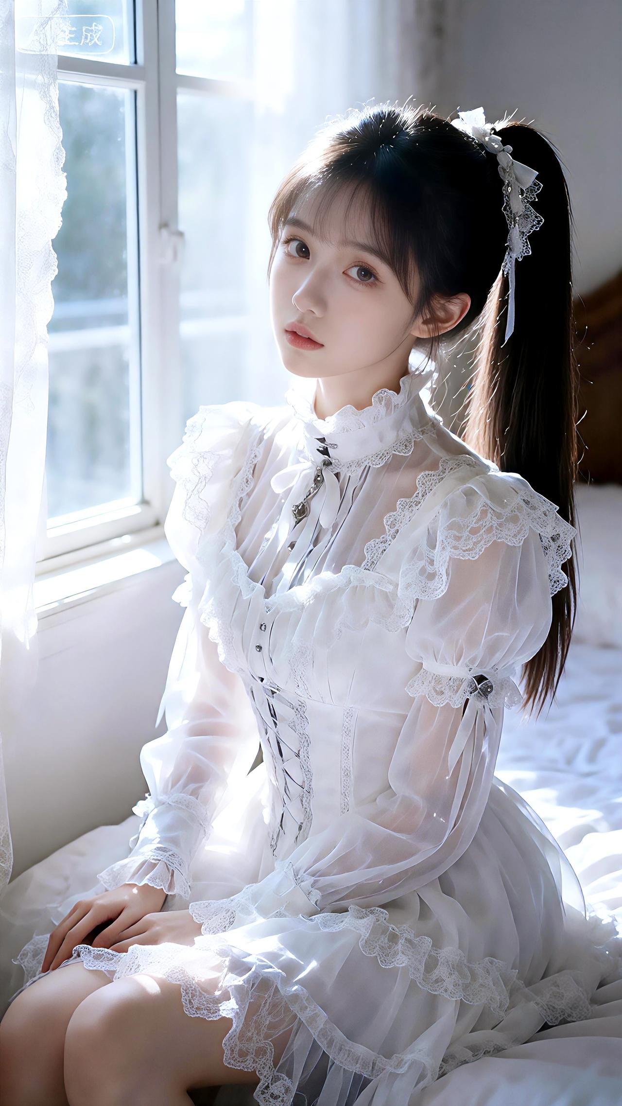 阳光洒满发梢，每一个平凡的日子都闪着温柔的光。分享绝美壁纸图片豆包壁纸