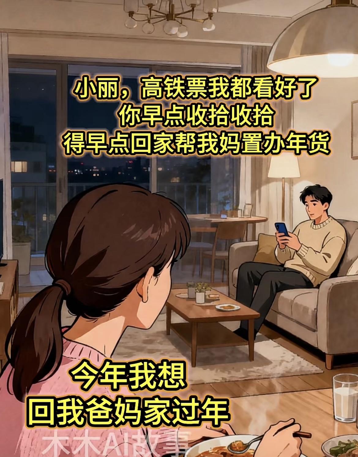 “老婆，以后你想回哪个家过年都可以，我在也不会道德绑架你了”[吃瓜][吃