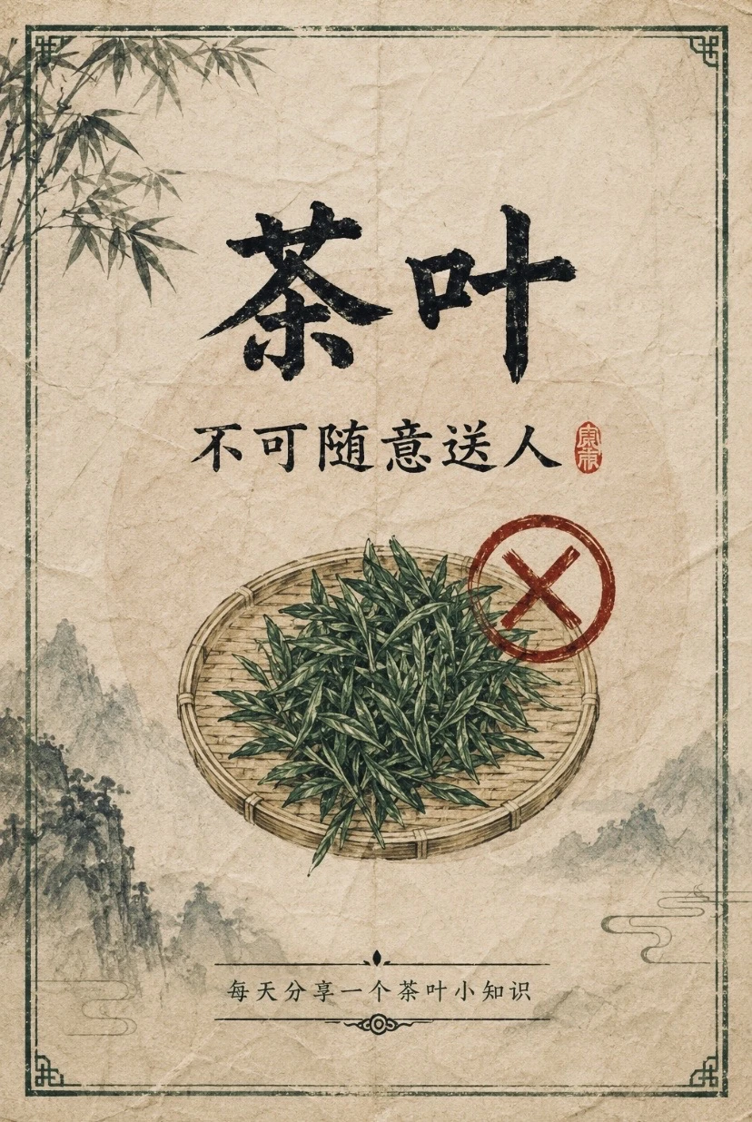 注意⚠️茶叶 不可随意送人