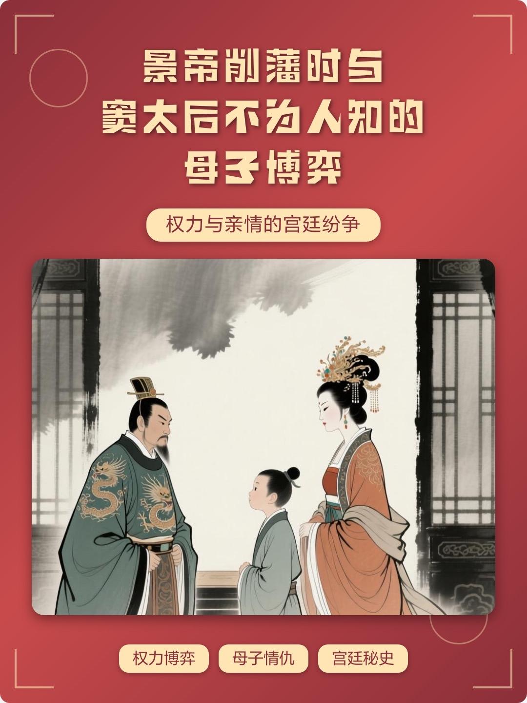汉景帝与窦太后的母子博弈，从来不是寻常家庭的偏心争执，而是皇权与外戚势力的暗中制