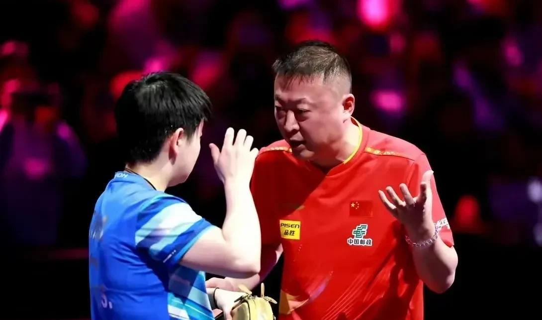 横滨大满贯，孙颖莎选择了马琳！怪不得马琳这次这么高兴，从出发开始，这嘴角就