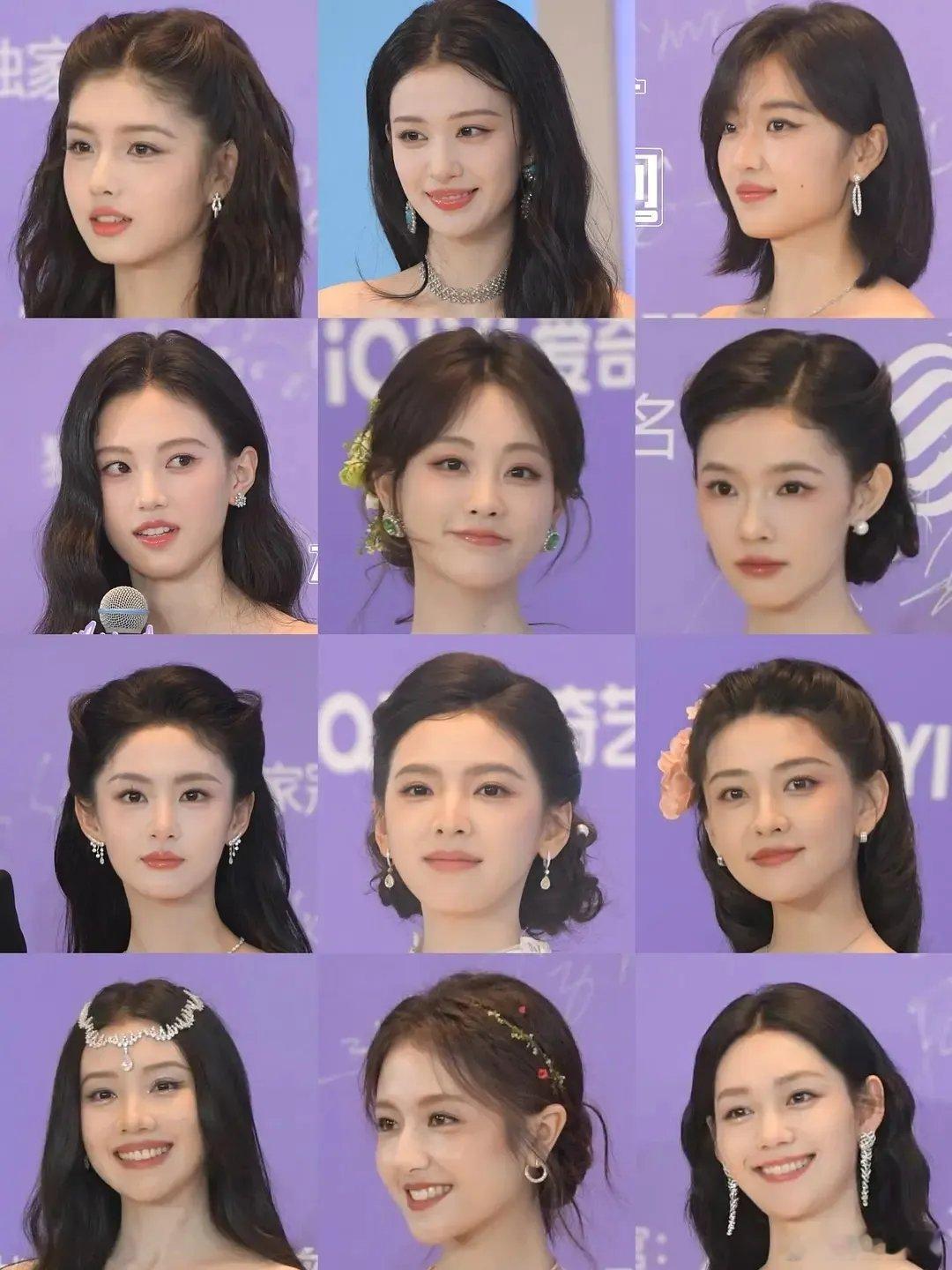 尖叫之夜女明星红毯怼脸图来了，艾米，王楚然icon，孙千icon，祝绪丹icon