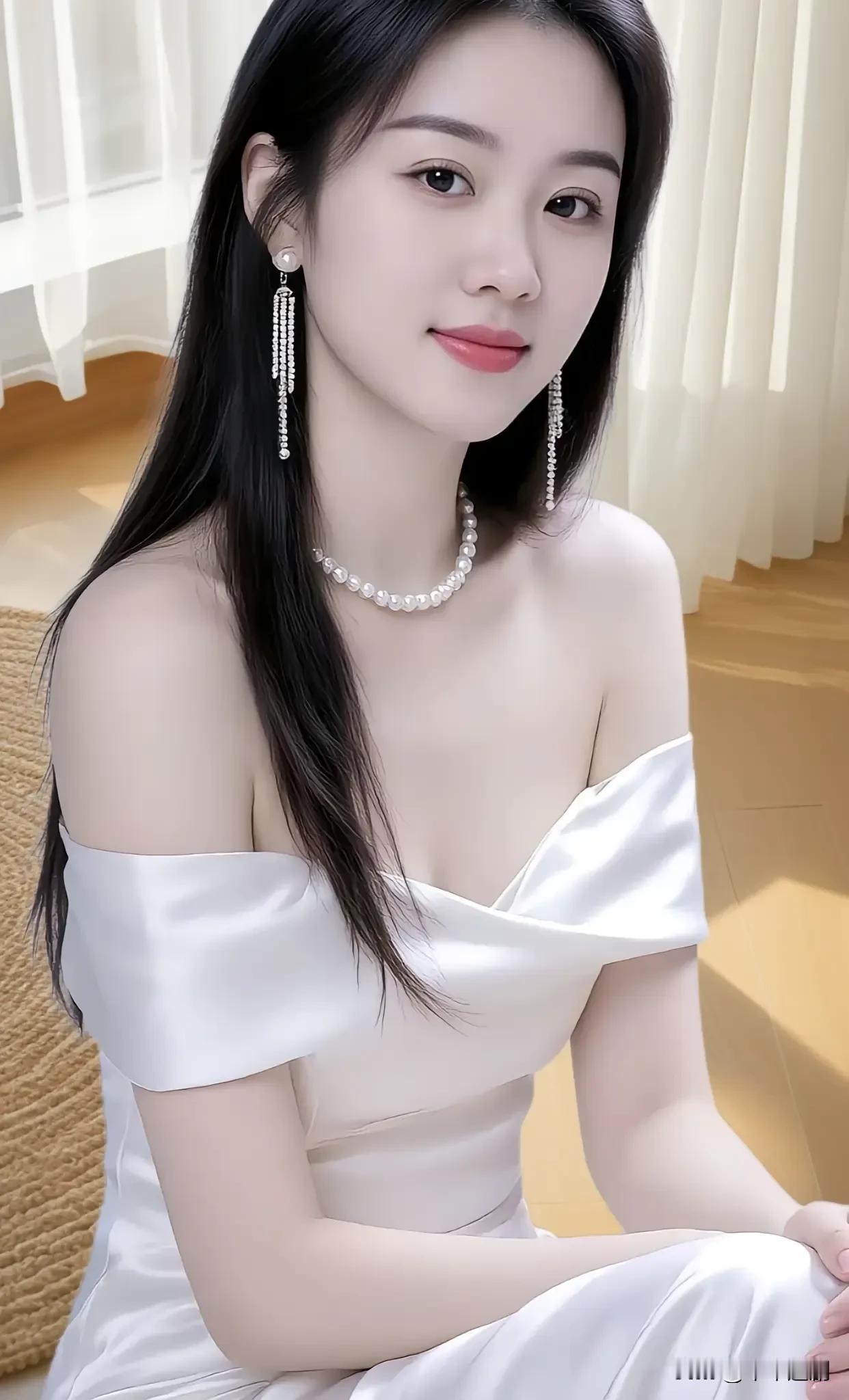 分享一下相册里的美女 简约的白，藏着无声的优雅。不必追赶时光，在烟火日常里，守住